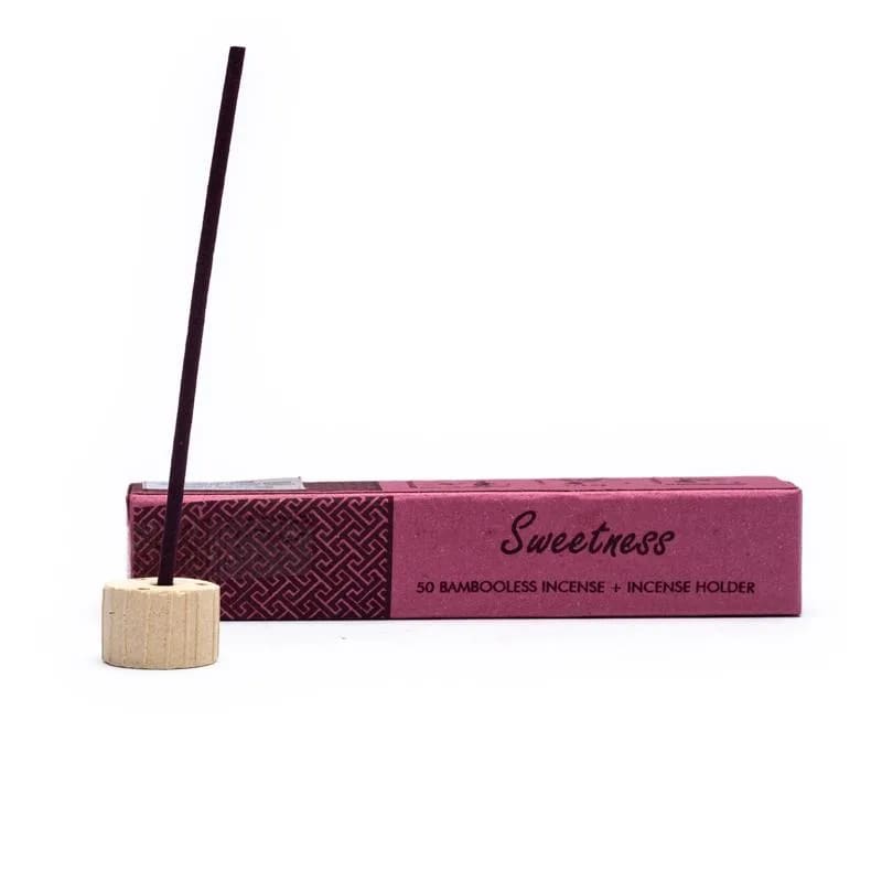 Encens aux herbes sans bambou avec support Sweetness "Douceur"