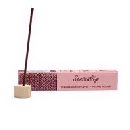 Encens aux herbes sans bambou avec support Sensuality "Sensualité"