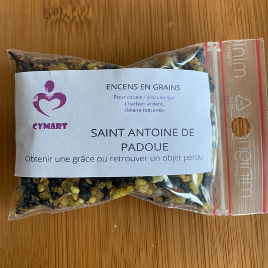 Encens en grains Saint Antoine de Padoue - 40 g.