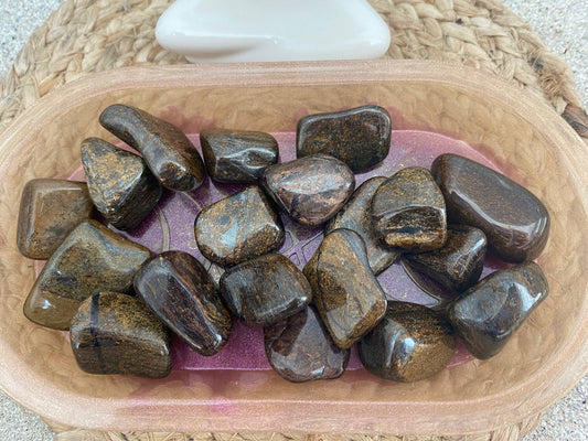 Bronzite: pierre roulée 2-3 cm