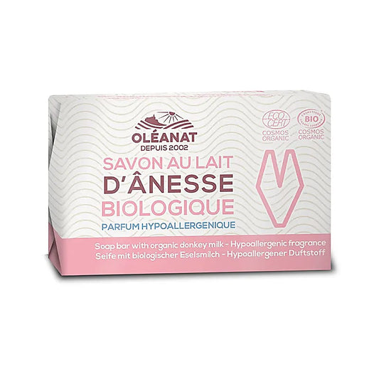 Oleanat Savon au lait d'ânesse légèrement parfumé BIO