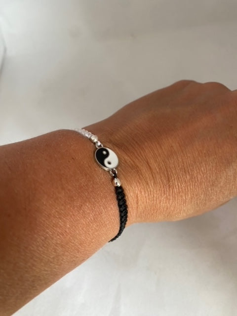 Bracelet macramé Yin Yang