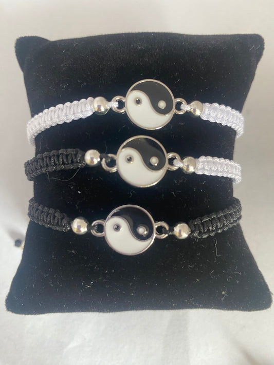 Bracelet macramé Yin Yang
