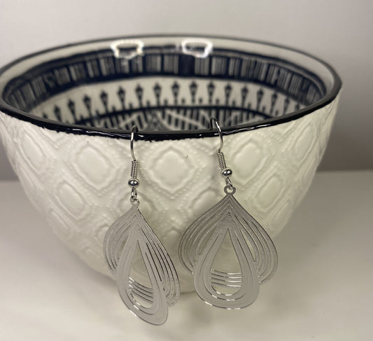 Boucles d'oreilles pendantes Double
