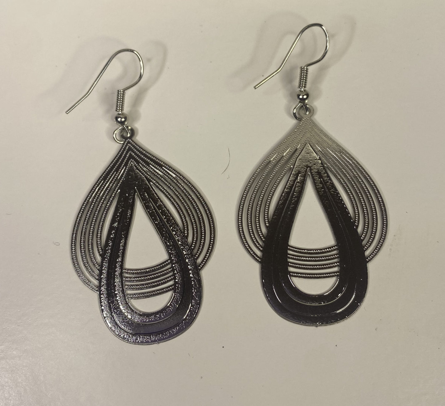 Boucles d'oreilles pendantes Double