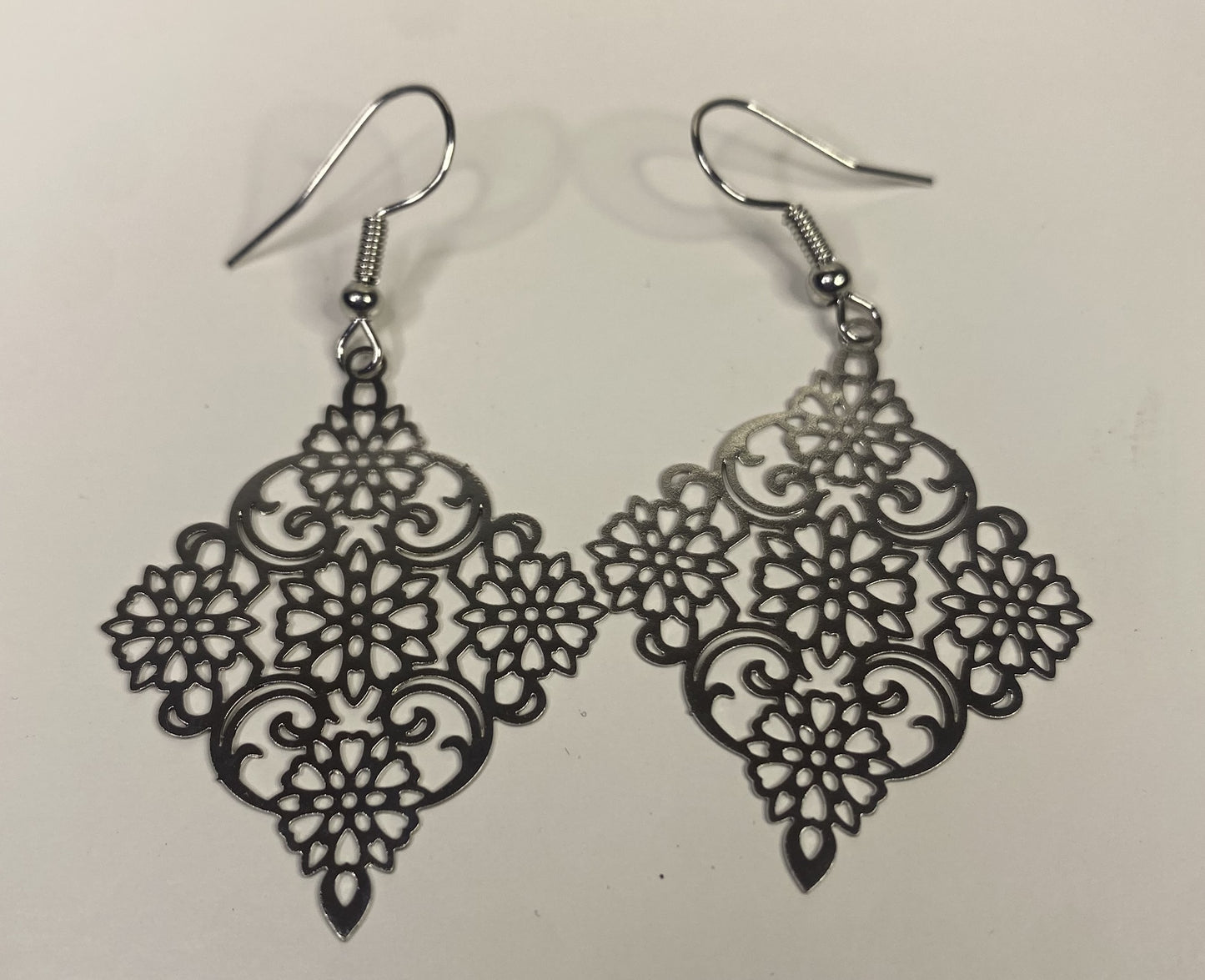 Boucles d'oreilles pendantes Dentelle