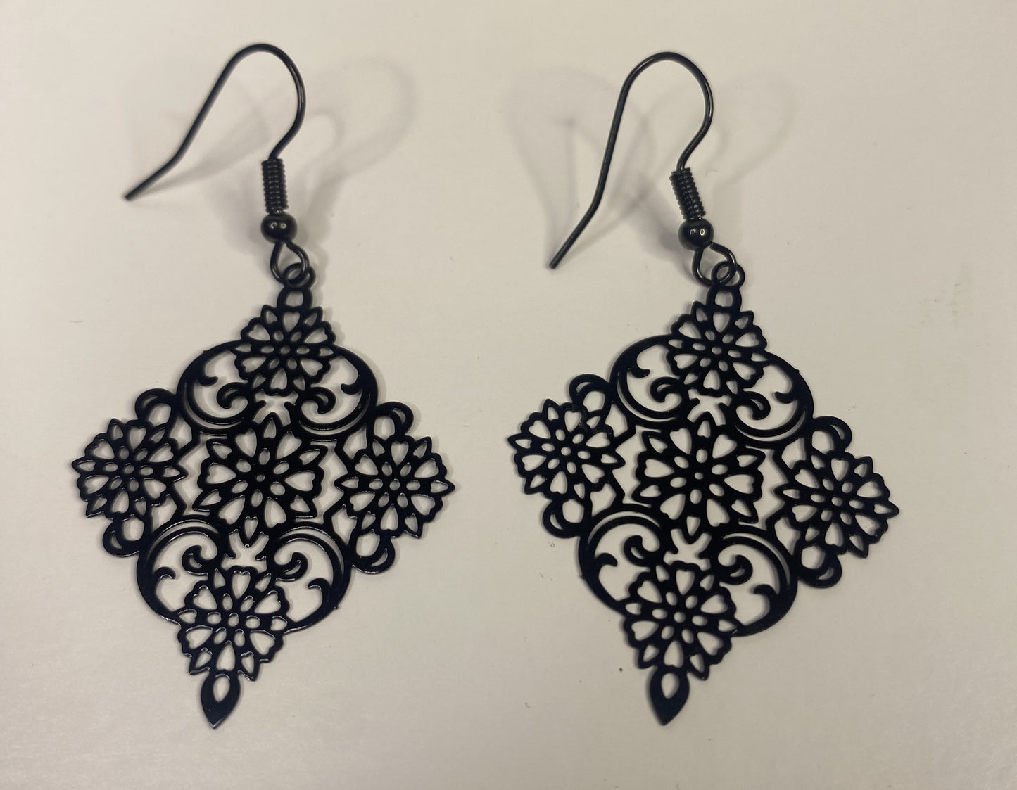 Boucles d'oreilles pendantes Dentelle