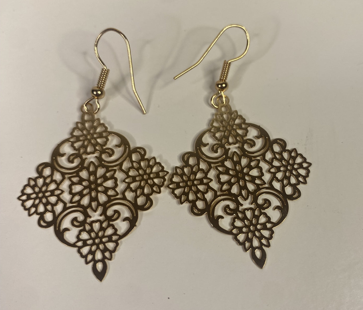 Boucles d'oreilles pendantes Dentelle