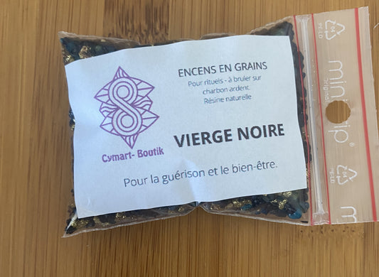 Encens en grains Vierge Noire 40 g.