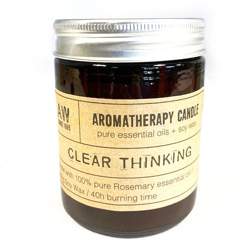 Bougie Aromathérapie 200g - Pensées Claires – Romarin