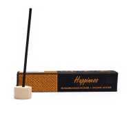 Encens aux herbes sans bambou avec support Happiness "Joie "