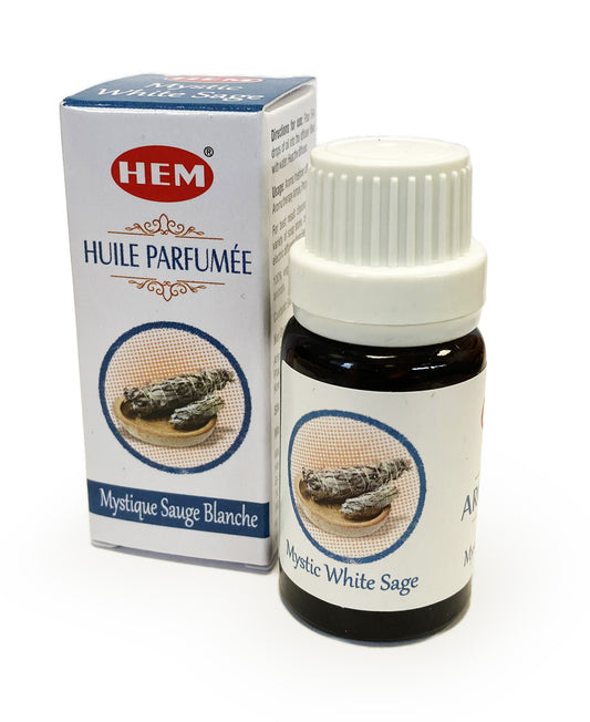 Huile parfumée HEM Sauge Blanche mystique 10ml