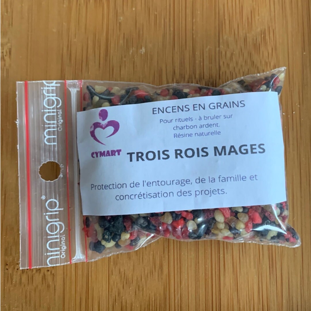 Encens en grains Trois Rois Mages - 40g.