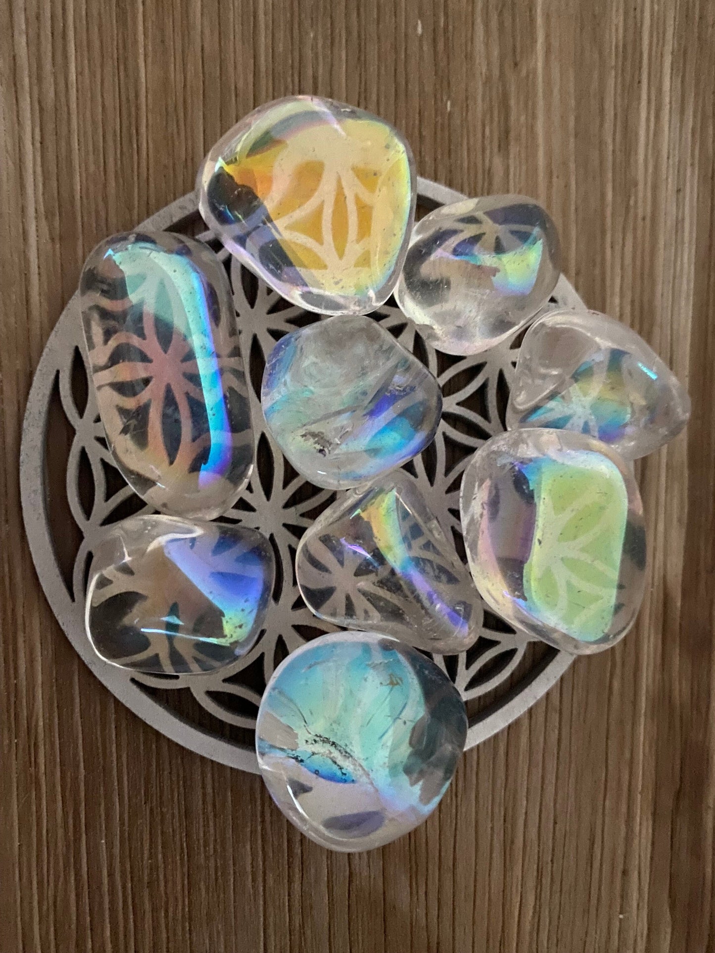 Quartz Angel Aura - Pierre Roulée