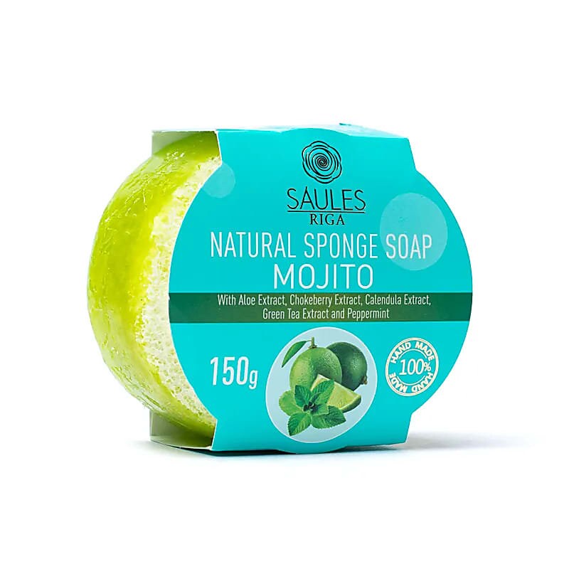Savon éponge naturelle Mojito