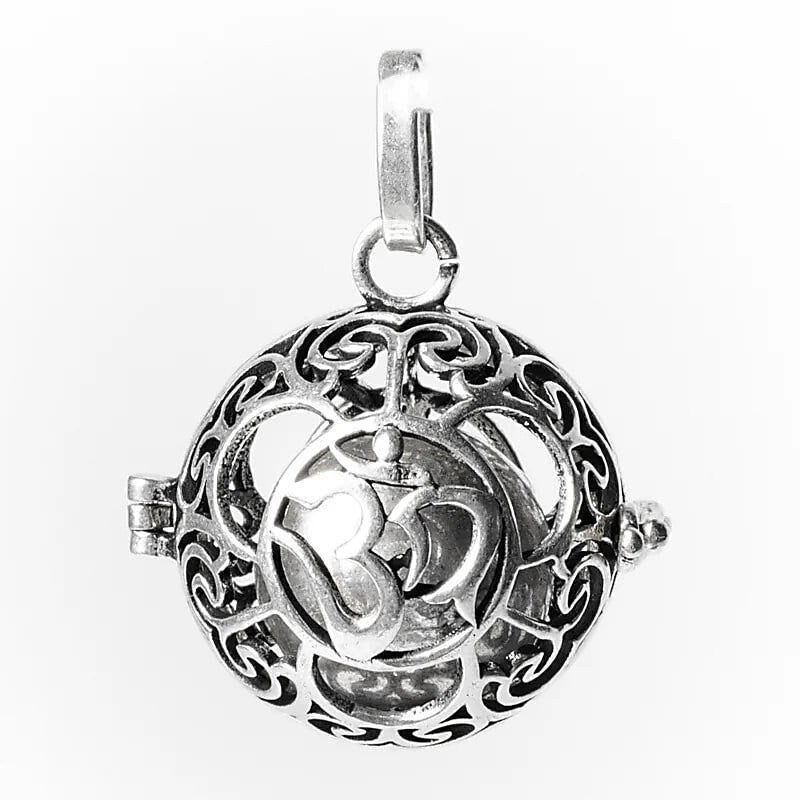 Bola - Pendentif grossesse OM boule harmonie couleur argent