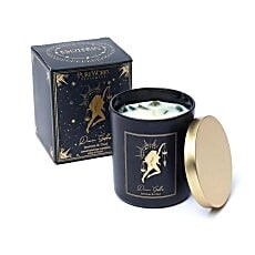 Bougie d'intention Divine Goddess en verre avec couvercle