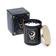 Bougie d'intention Purifying Moon en verre avec couvercle