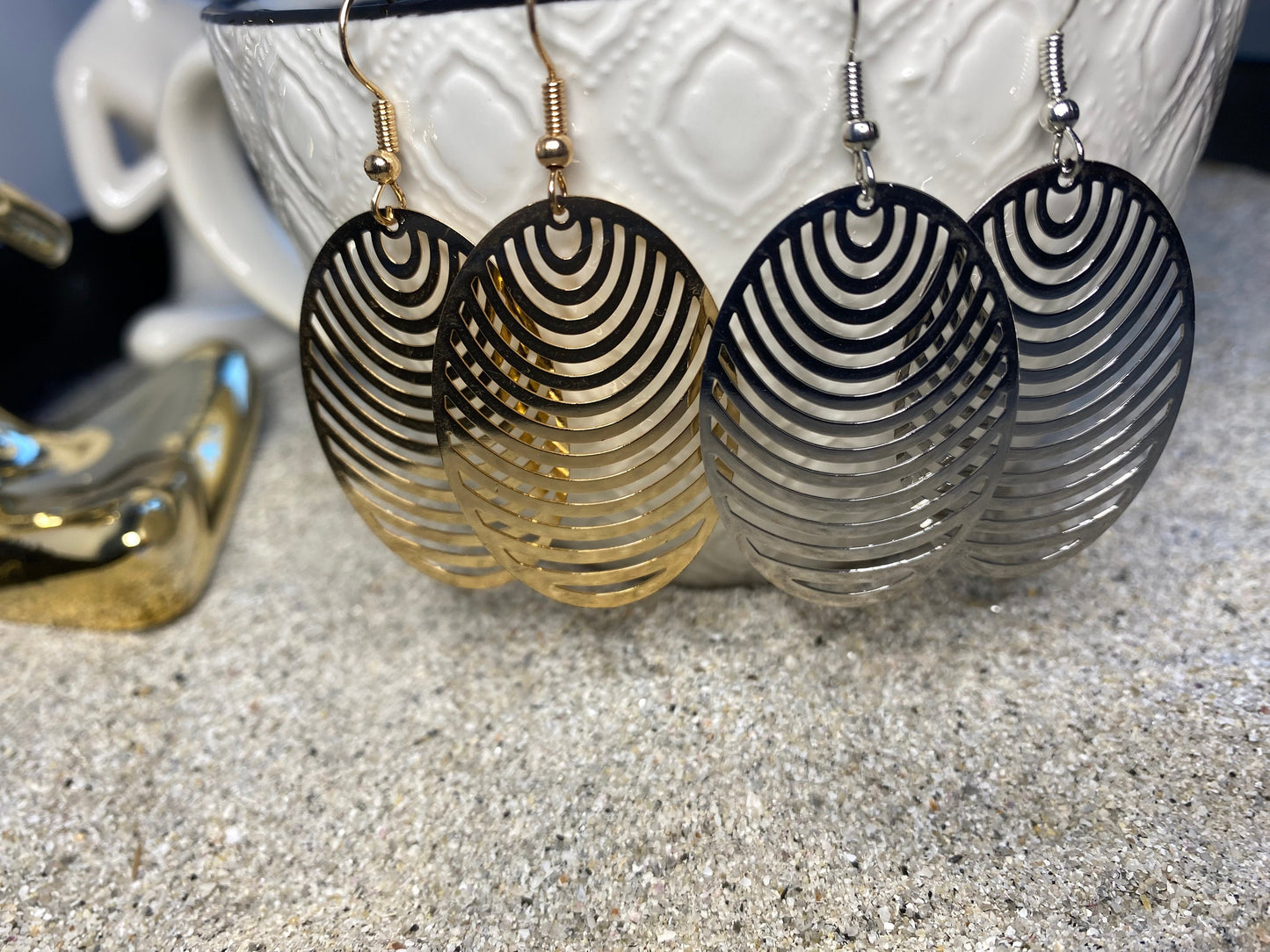 Boucles d’oreilles « ellipse »